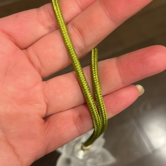 Lucky Lotus silent windchime car mirror decor door knob keychain jade like Glass - Picture 7 of 14